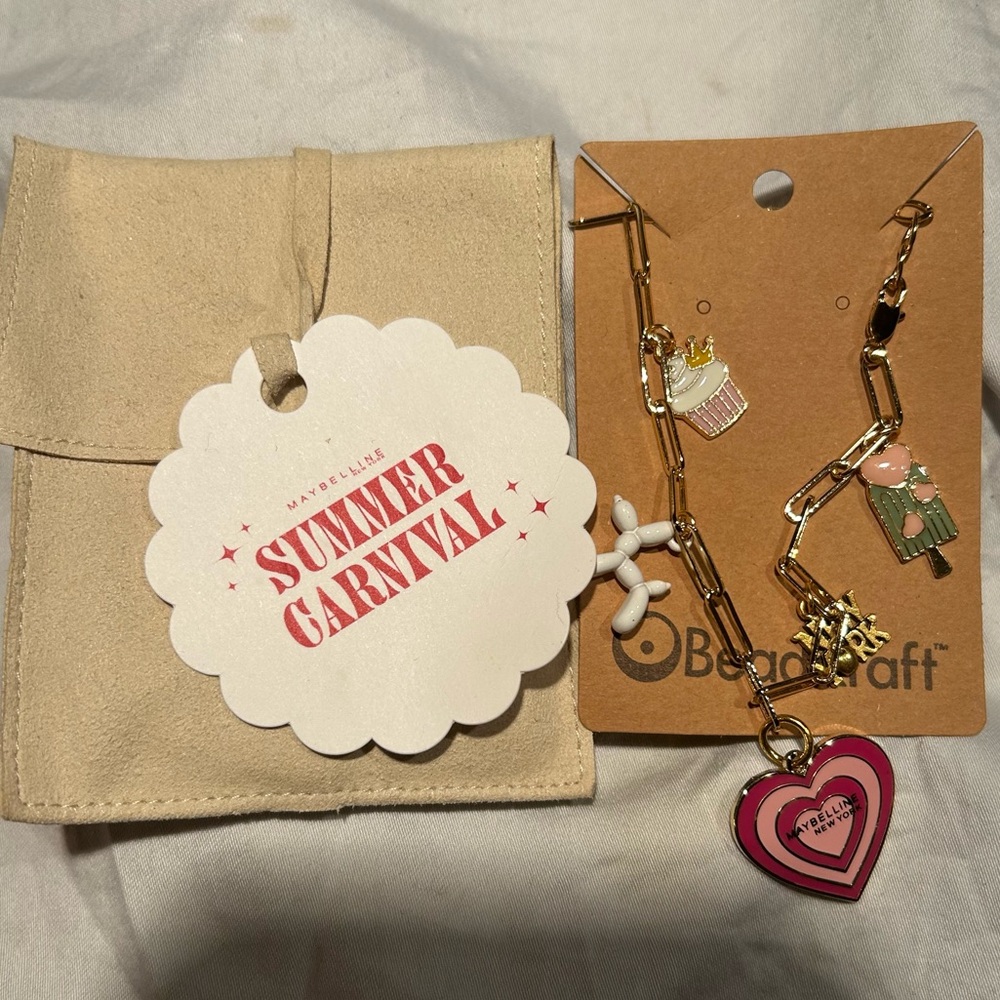 Custom Maybelline Beadcraft Charm Bracelet
